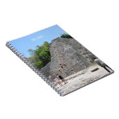 Coba Mayan Pyramid Yucatan Sehenswürdigkeit Mexiko Notizblock (Rechte Seite)