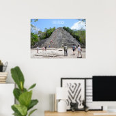 Coba Pyramid Ruins Riviera Maya Mexiko Poster (Heimbüro)
