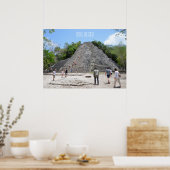 Coba Pyramid Ruins Riviera Maya Mexiko Poster (Küche)