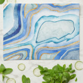 Cobalt Agate II Küchentuch (Gefaltet)