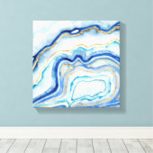 Cobalt Agate II Leinwanddruck (Insitu (Holzboden))