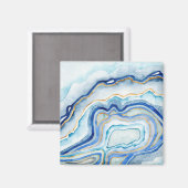 Cobalt Agate II Magnet (Vorderseite/Rückseite)