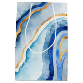 Cobalt Agate II Mittlere Geschenktüte (Rückseite)