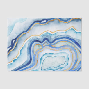 Cobalt Agate II Seidenpapier