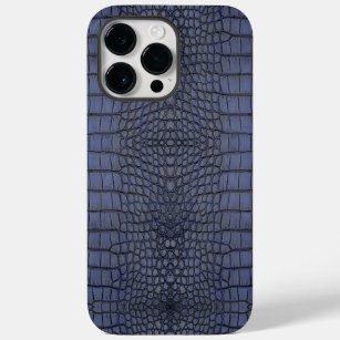 Cobalt Alligator Print Case-Mate iPhone 14 Pro Max Hülle