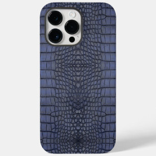 Cobalt Alligator Textur drucken Case-Mate iPhone 14 Pro Max Hülle