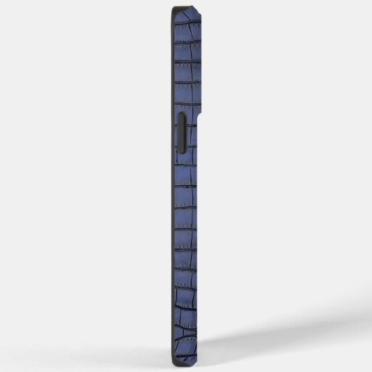 Cobalt Alligator Textur drucken Case-Mate iPhone Hülle (Rückseite / Rechts)