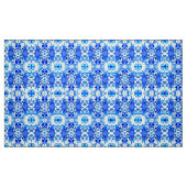 Cobalt Blau-Weiß-Batik-Muster Stoff (Fat Quarter (45,7 x 55,9 cm))