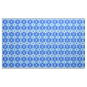 Cobalt Blau-Weiß-Batik-Muster Stoff (Yard (91,4 cm))