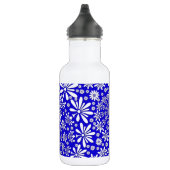 Cobalt Blau-Weiß-Muster Trinkflasche (Rechts)