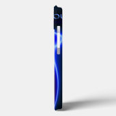 Cobalt Blue Abstrakt iPad Case (Rückseite / Links)