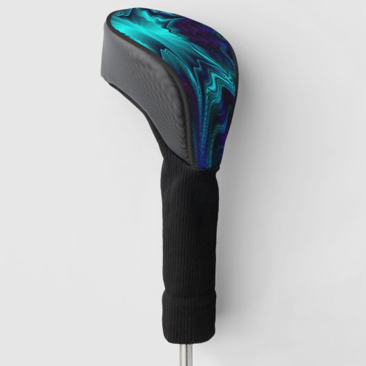 Cobalt Blue Agate Golf Headcover (angewinkelt)