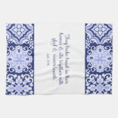 Cobalt Blue Bible Verse, sie Brot Brot Geschirrtuch (Horizontal)