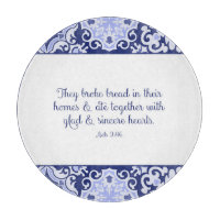 Cobalt Blue Bible Verse, sie Brot Stoff Brot Brot