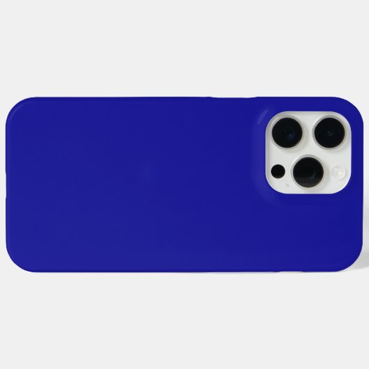 Cobalt Blue Case-Mate iPhone Hülle (Rückseite (Horizontal))
