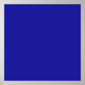 Cobalt Blue Color Poster (Vorne)