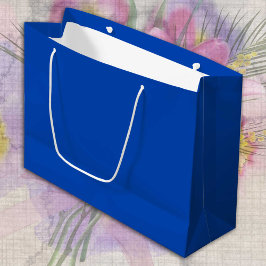 Cobalt Blue Color Solialist Elegant Große Geschenktüte