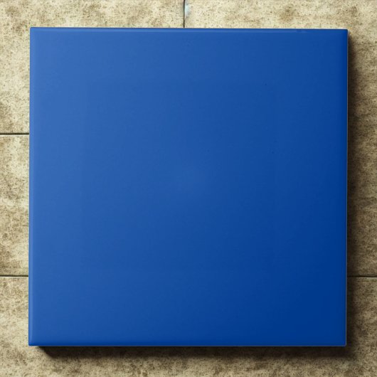 Cobalt Blue Deep Bold Moderne Akzent Fliese