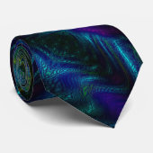 Cobalt Blue Design Krawatte (Gerollt)