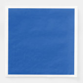 Cobalt Blue Dinner Paper Napkin Serviette (Vorderseite)