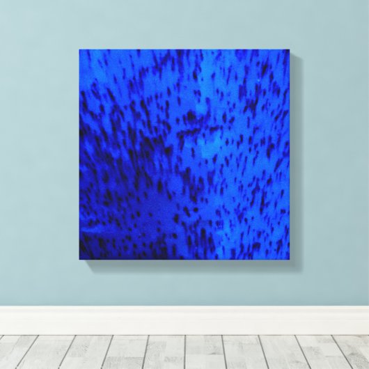 Cobalt Blue Earthenware Leinwanddruck (Insitu (Holzboden))