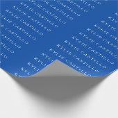 Cobalt Blue Einmalige Klassische Beruflich Geschenkpapier (Ecke)