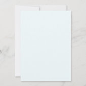 Cobalt Blue Ethereal Meadow Wedding Einladung (Rückseite)