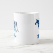 Cobalt Blue Farm Animes - Kuh Jumbo-Tasse (Vorderseite)