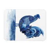 Cobalt Blue Farm Animes - Rooster Magnet (Horizontal)