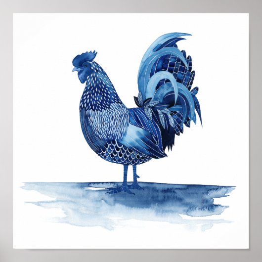 Cobalt Blue Farm Animes - Rooster Poster (Vorne)
