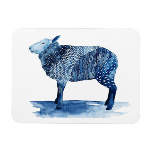 Cobalt Blue Farm Animes - Schafe Magnet