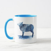 Cobalt Blue Farm Animes - Schafe Tasse (Links)