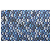 Cobalt Blue Fish Scales Metallic Look Muster Stoff (Fat Quarter (45,7 x 55,9 cm))