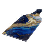 Cobalt Blue & Gold Marbella Style Cutting Board Schneidebrett (Ecke)