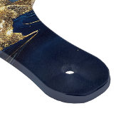 Cobalt Blue & Gold Marbella Style Cutting Board Schneidebrett (Ecke)