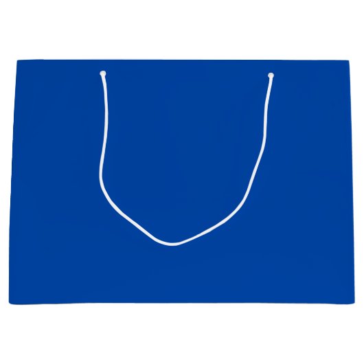 Cobalt Blue Große Geschenktüte (Vorderseite)
