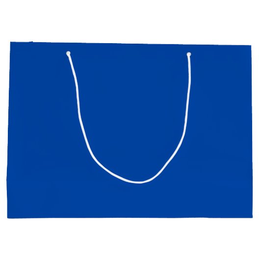 Cobalt Blue Große Geschenktüte (Rückseite)