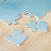Cobalt Blue Hyacinths und Hydrangeas Puzzle (Seite)