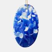 Cobalt Blue Hydrangea Keramikornament (Rechts)