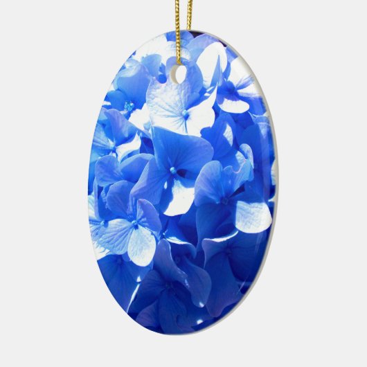 Cobalt Blue Hydrangea Keramikornament (Links)