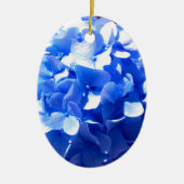 Cobalt Blue Hydrangea Keramikornament (Vorne)