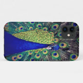 Cobalt Blue Peacock Case-Mate iPhone Hülle (Rückseite (Horizontal))