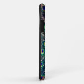 Cobalt Blue Peacock Case-Mate iPhone Hülle (Hinten/Rechts)