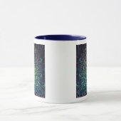 Cobalt Blue Peacock Coffee Tasse (Zentrum)