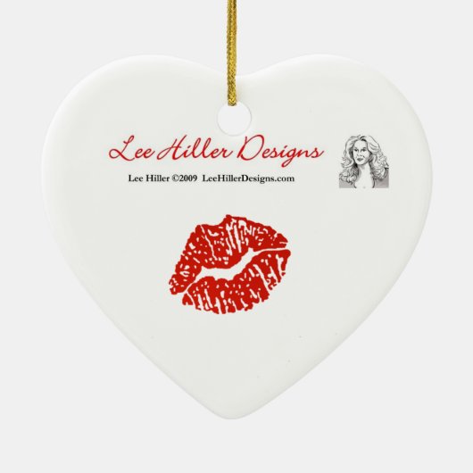 Cobalt Blue Peacock Keramik Ornament (Hinten)