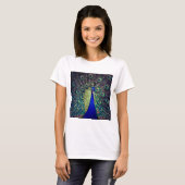Cobalt Blue Peacock T-Shirt (Vorne ganz)