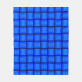Cobalt Blue Ribbon Fleece Blanket (Vorderseite)