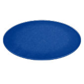 Cobalt Blue Round Glass Cutting Board Schneidebrett (Ecke)