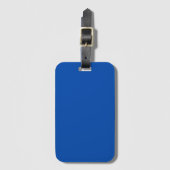 Cobalt Blue Single-Sided-Headband mit Kartensteckp Gepäckanhänger (Vorderseite Vertikal)