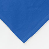 Cobalt Blue Solid Color | Classic | elegant Fleecedecke (Ecke)